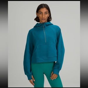 NWT Lululemon Scuba Oversized Crop Half-Zip - M/L